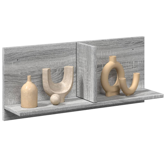 vidaXL Armario de pared madera de ingeniería gris Sonoma 70x16,5x30 cm