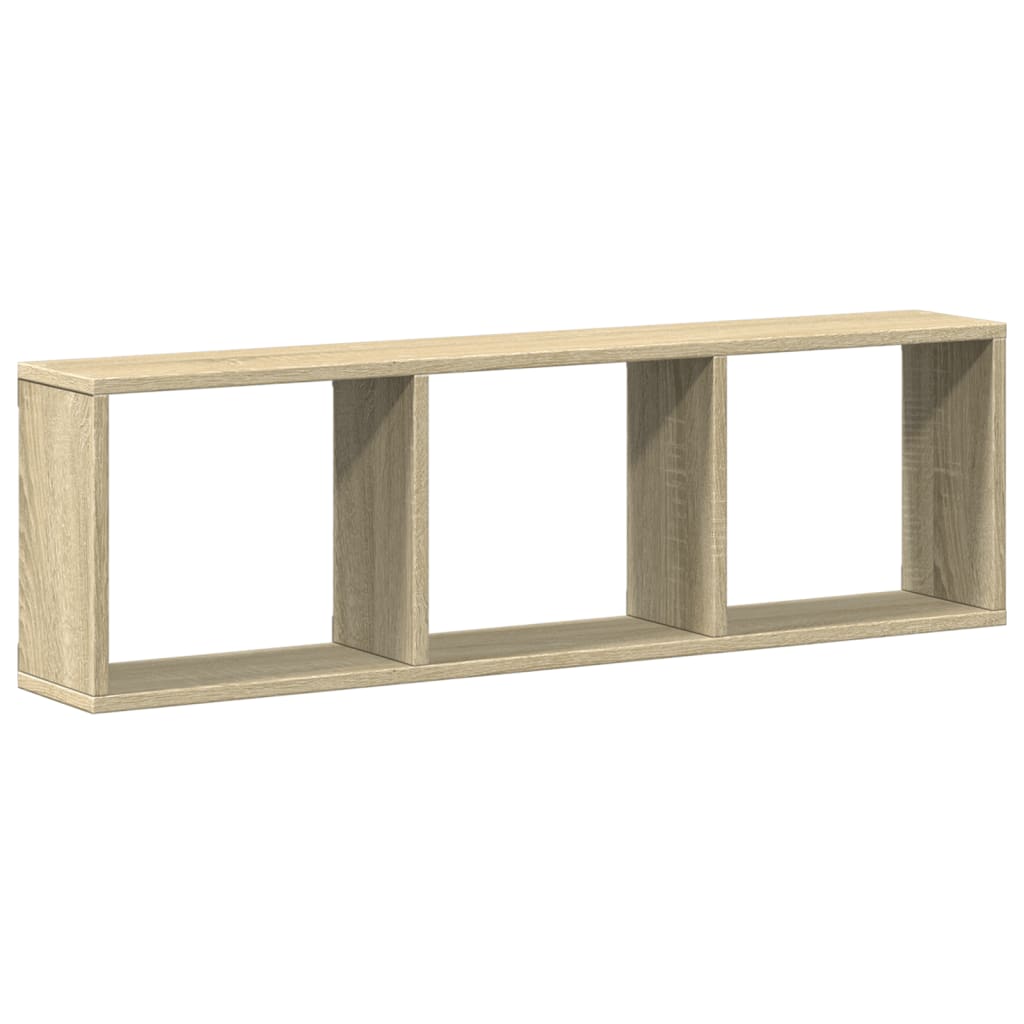 vidaXL Armario de pared madera de ingeniería roble sonoma 100x16x30 cm