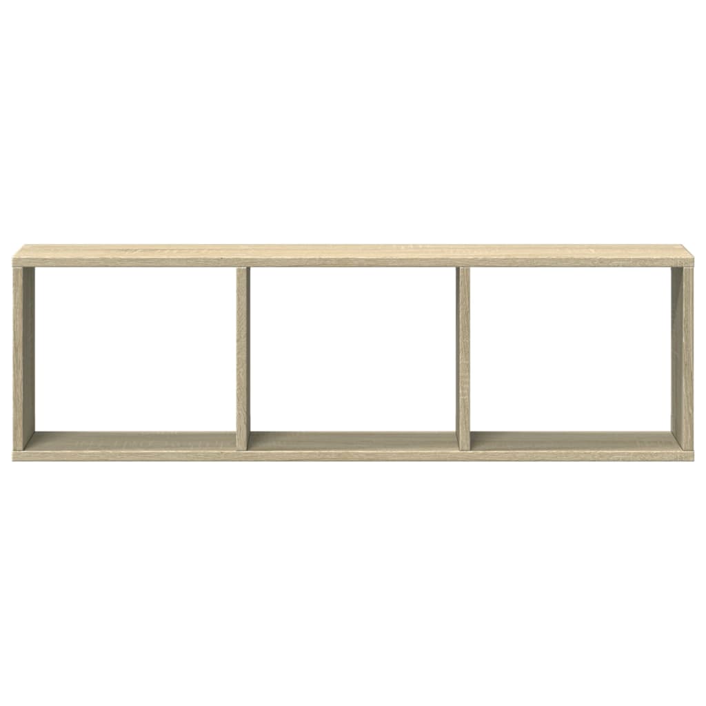 vidaXL Armario de pared madera de ingeniería roble sonoma 100x16x30 cm