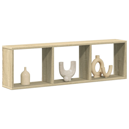 vidaXL Armario de pared madera de ingeniería roble sonoma 100x16x30 cm