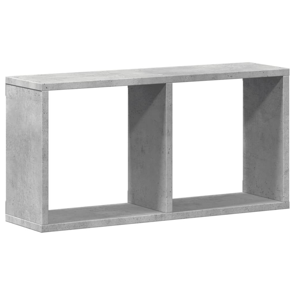 vidaXL Armario de pared madera ingeniería gris hormigón 60x16x30 cm