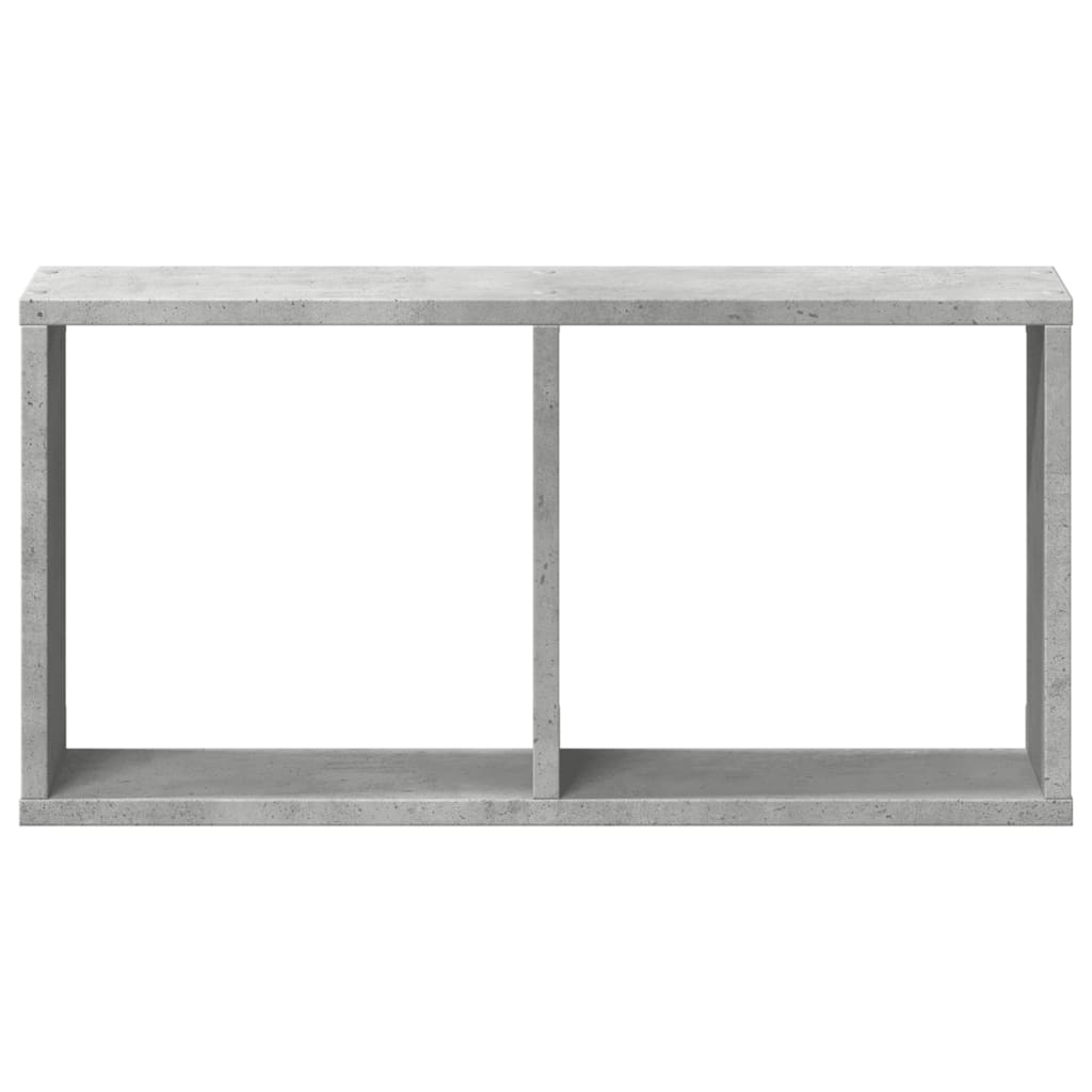 vidaXL Armario de pared madera ingeniería gris hormigón 60x16x30 cm