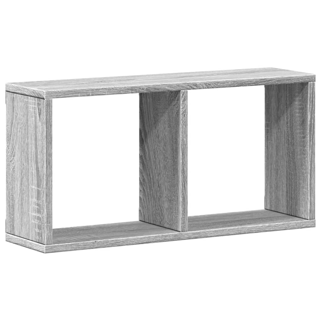 vidaXL Armario de pared madera de ingeniería gris Sonoma 60x16x30 cm