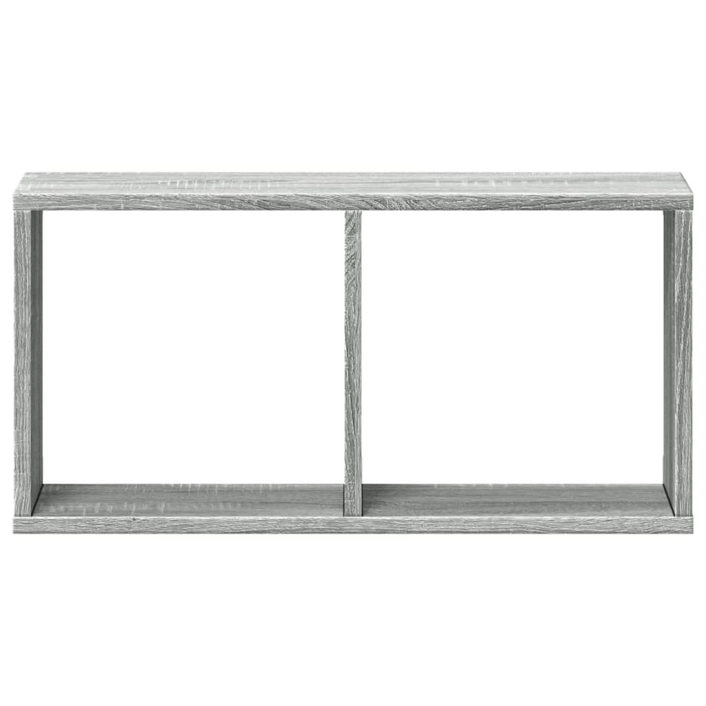 vidaXL Armario de pared madera de ingeniería gris Sonoma 60x16x30 cm