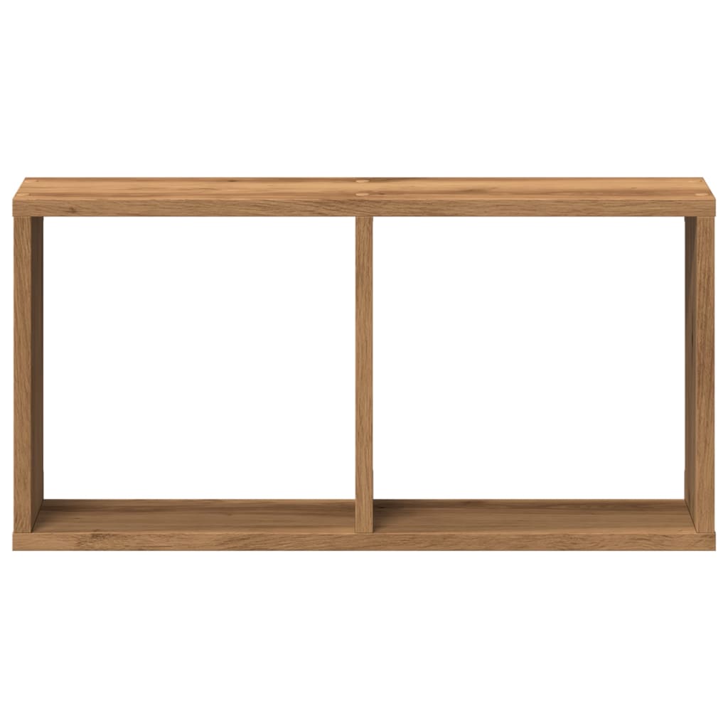 vidaXL Armario de pared madera ingeniería roble artesanal 60x16x30 cm