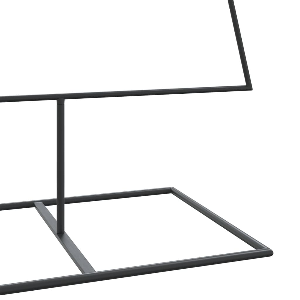 vidaXL Árbol de Navidad para decoración metal negro 180 cm