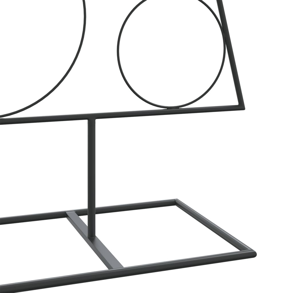 vidaXL Árbol de Navidad para decoración metal negro 150 cm