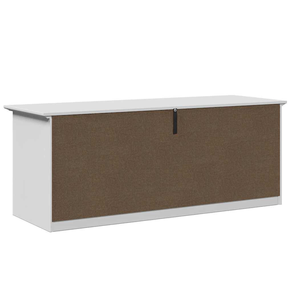 vidaXL Banco de recibidor BODO blanco 114x40x45 cm