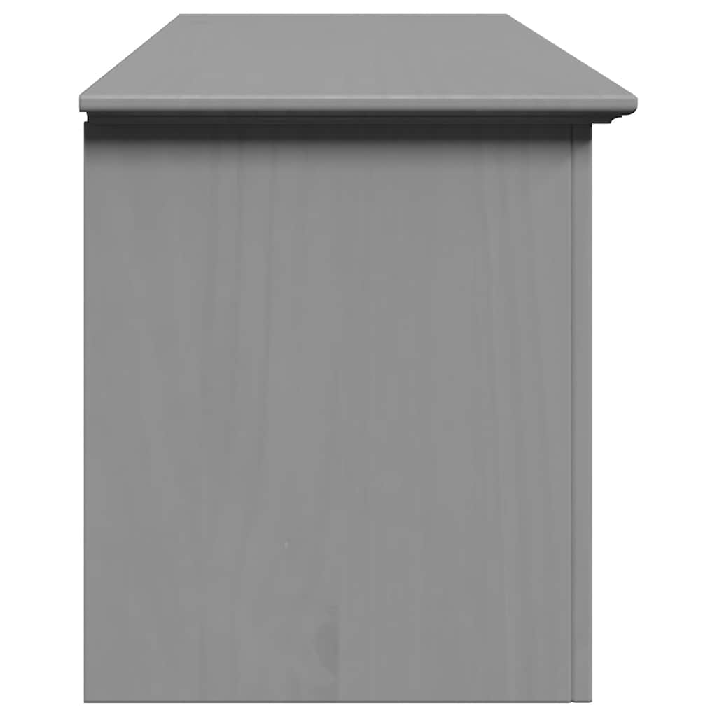 vidaXL Banco de recibidor BODO gris 114x40x45 cm