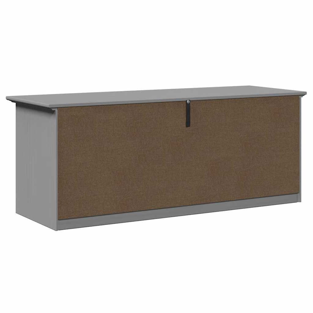 vidaXL Banco de recibidor BODO gris 114x40x45 cm