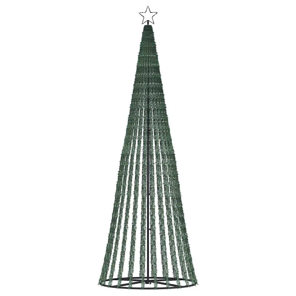 vidaXL Árbol de Navidad cono de luz 1028 LEDs de colores 403 cm