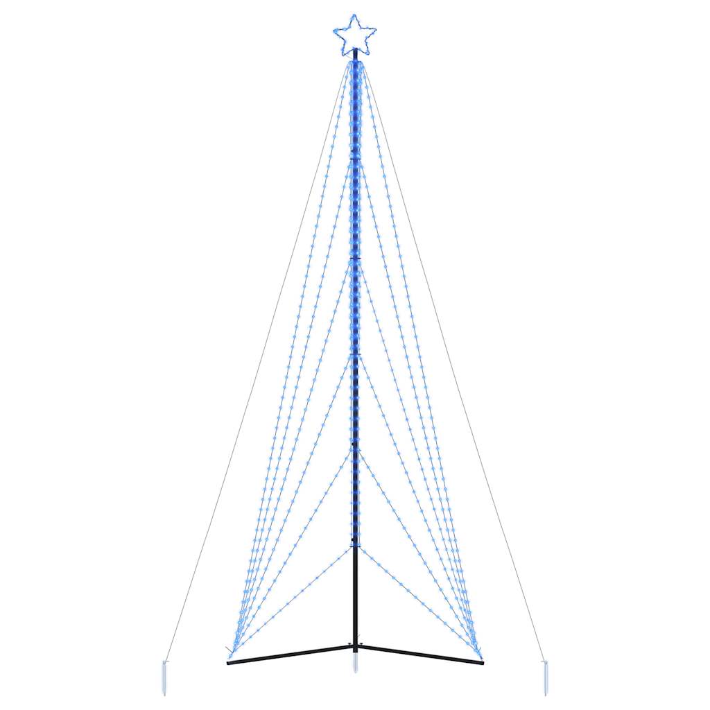 vidaXL Luces para árbol de Navidad 861 LED azul 478 cm