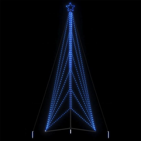 vidaXL Luces para árbol de Navidad 861 LED azul 478 cm