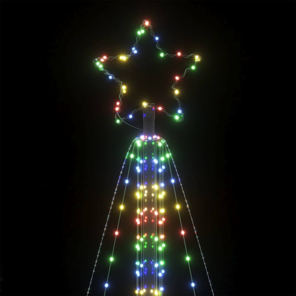 vidaXL Luces para árbol de Navidad 861 LEDs de colores 478 cm