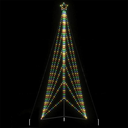 vidaXL Luces para árbol de Navidad 861 LEDs de colores 478 cm