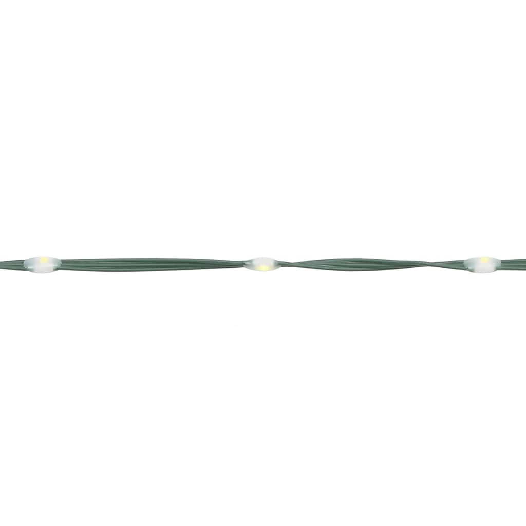 vidaXL Luces para árbol de Navidad 339 LEDs blanco frío 187 cm