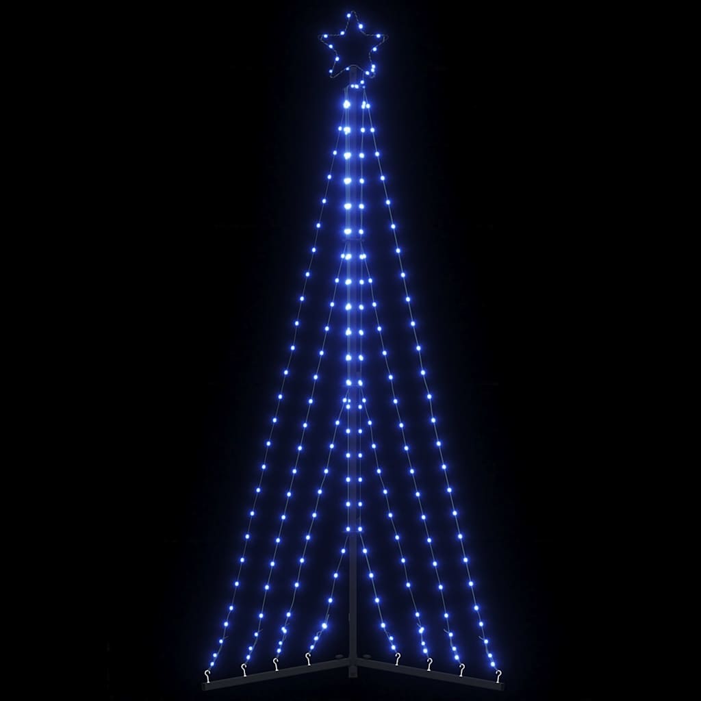 vidaXL Luces para árbol de Navidad 339 LED azul 187 cm