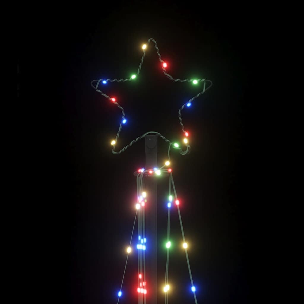 vidaXL Luces para árbol de Navidad 339 LEDs de colores 187 cm