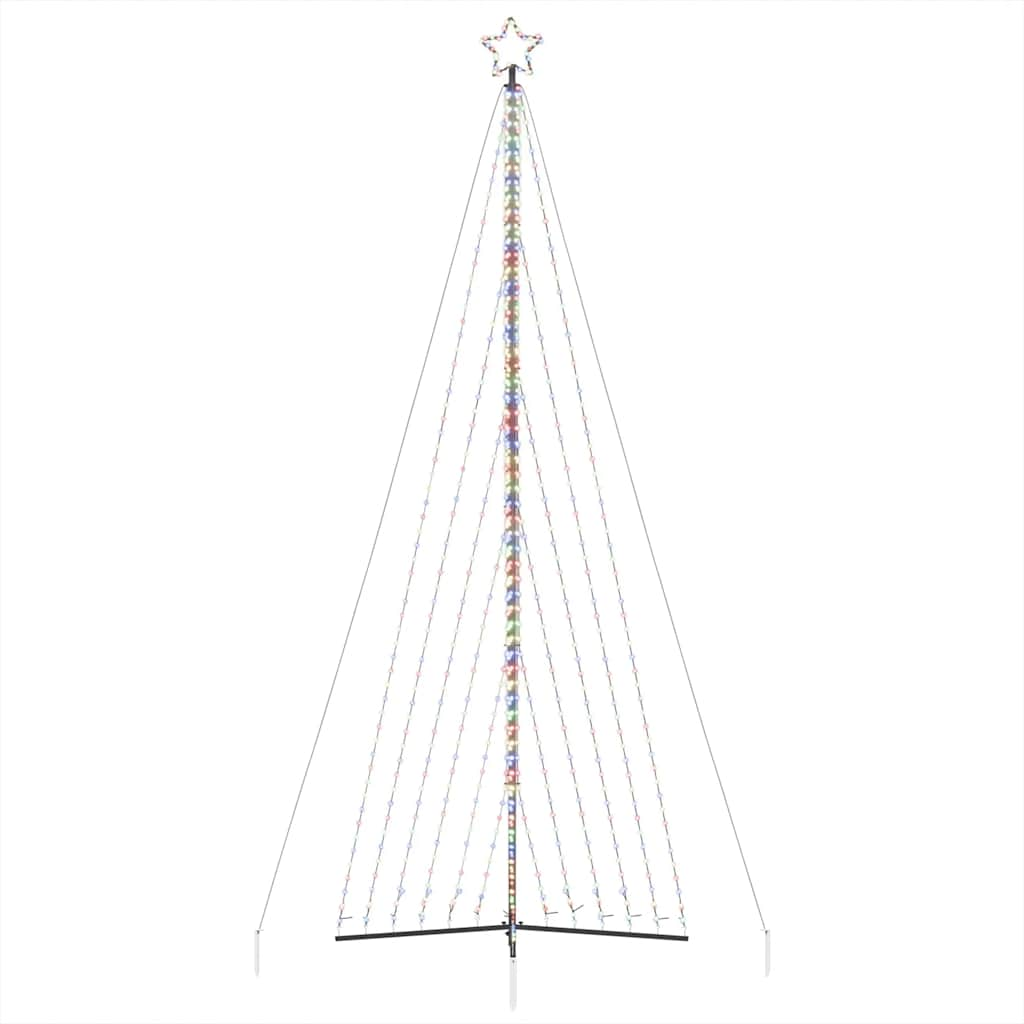 vidaXL Luces para árbol de Navidad 789 LEDs de colores 476 cm