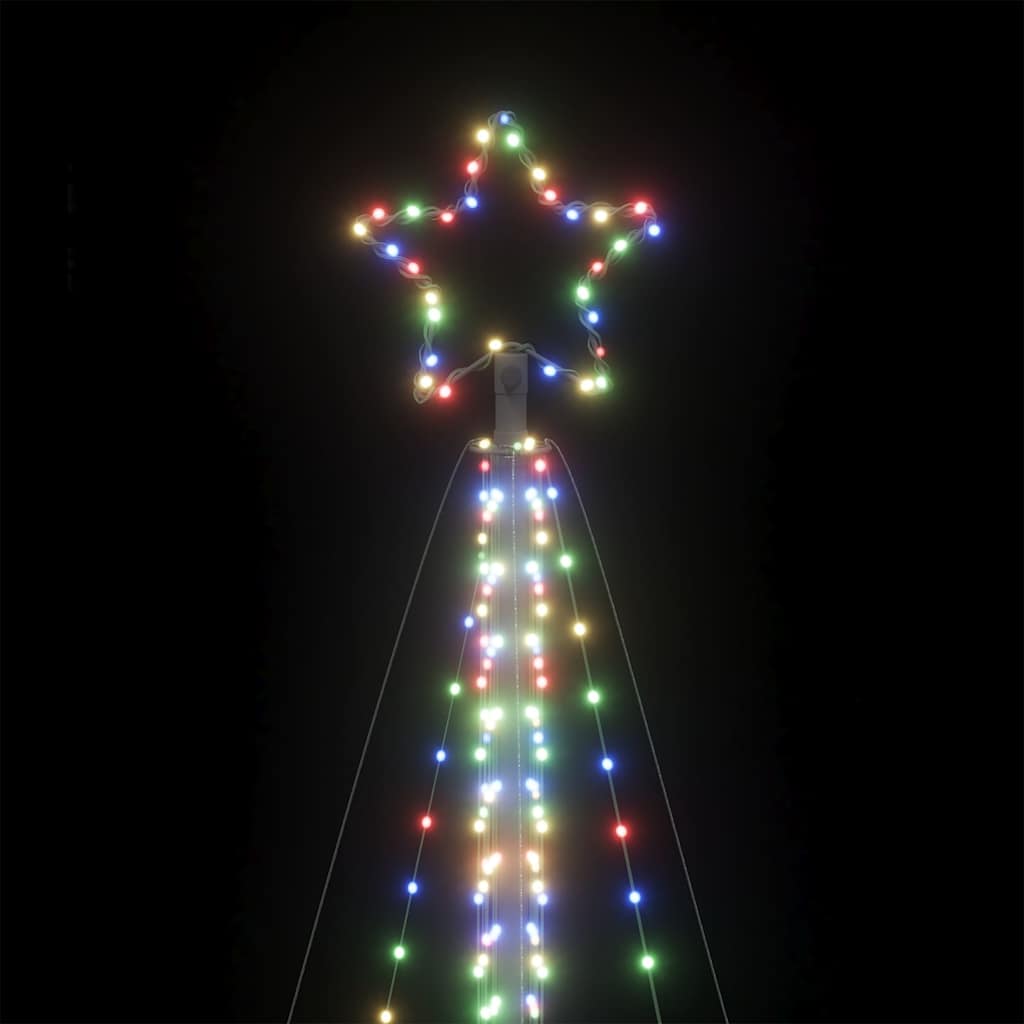 vidaXL Luces para árbol de Navidad 789 LEDs de colores 476 cm