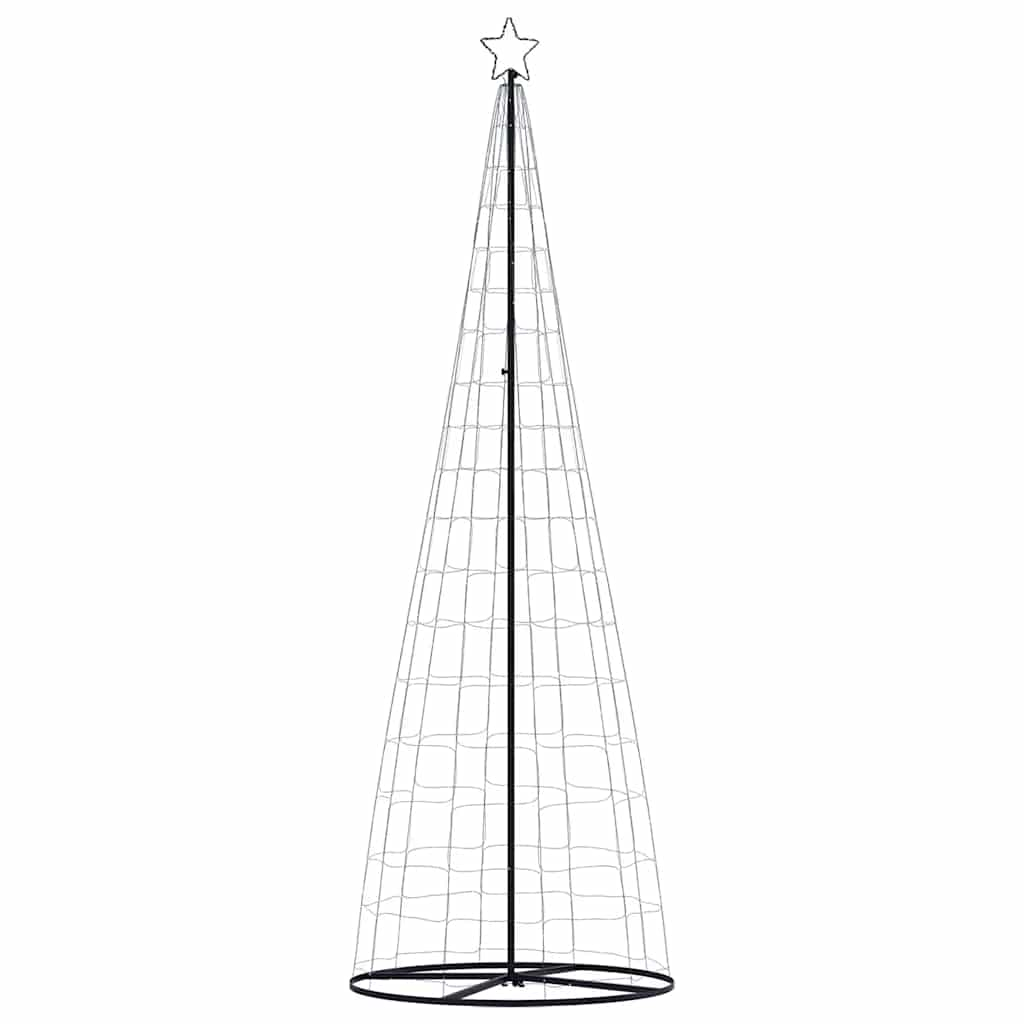 vidaXL Árbol de Navidad cono de luz 550 LEDs blanco frío 304 cm