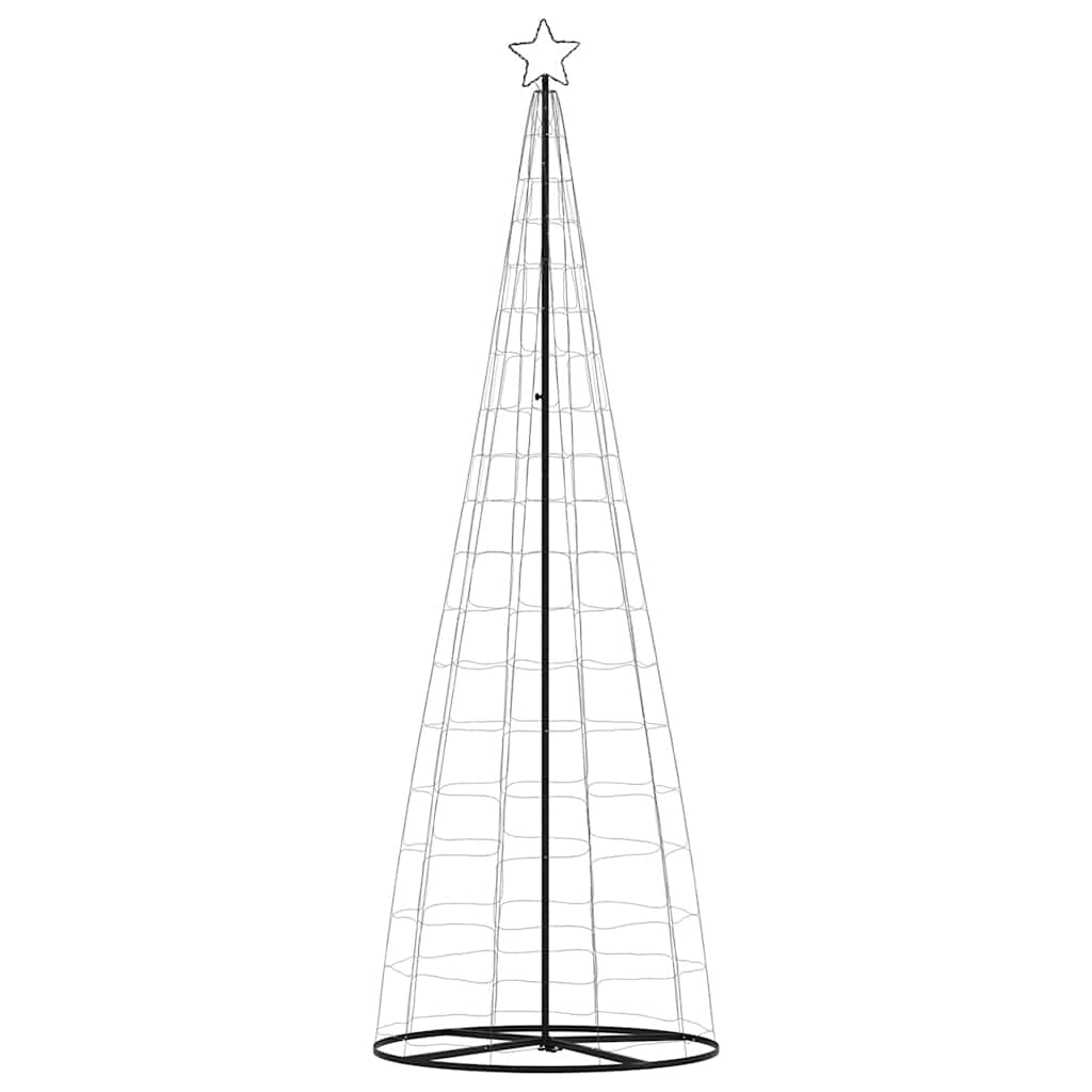 vidaXL Árbol de Navidad cono de luz 550 LEDs blanco frío 304 cm