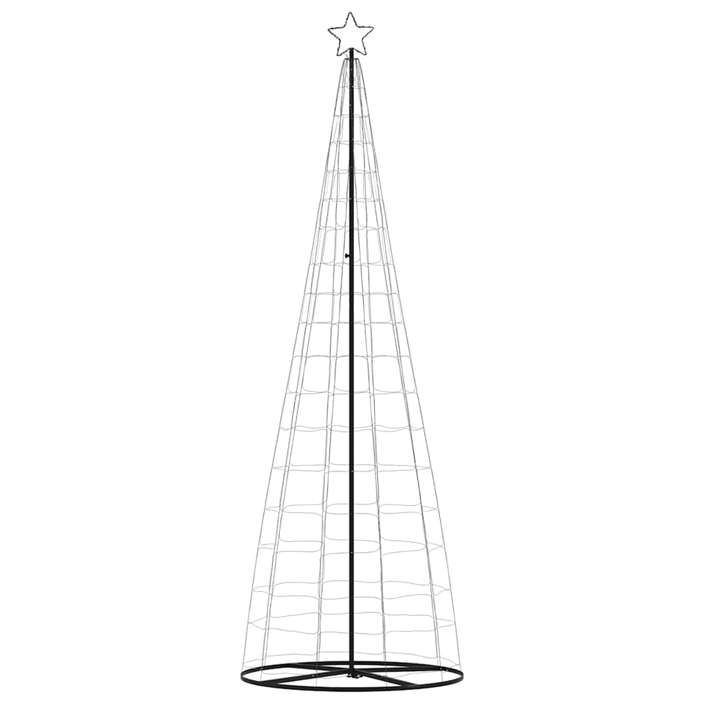 vidaXL Árbol de Navidad cono de luz 550 LEDs azul 304 cm