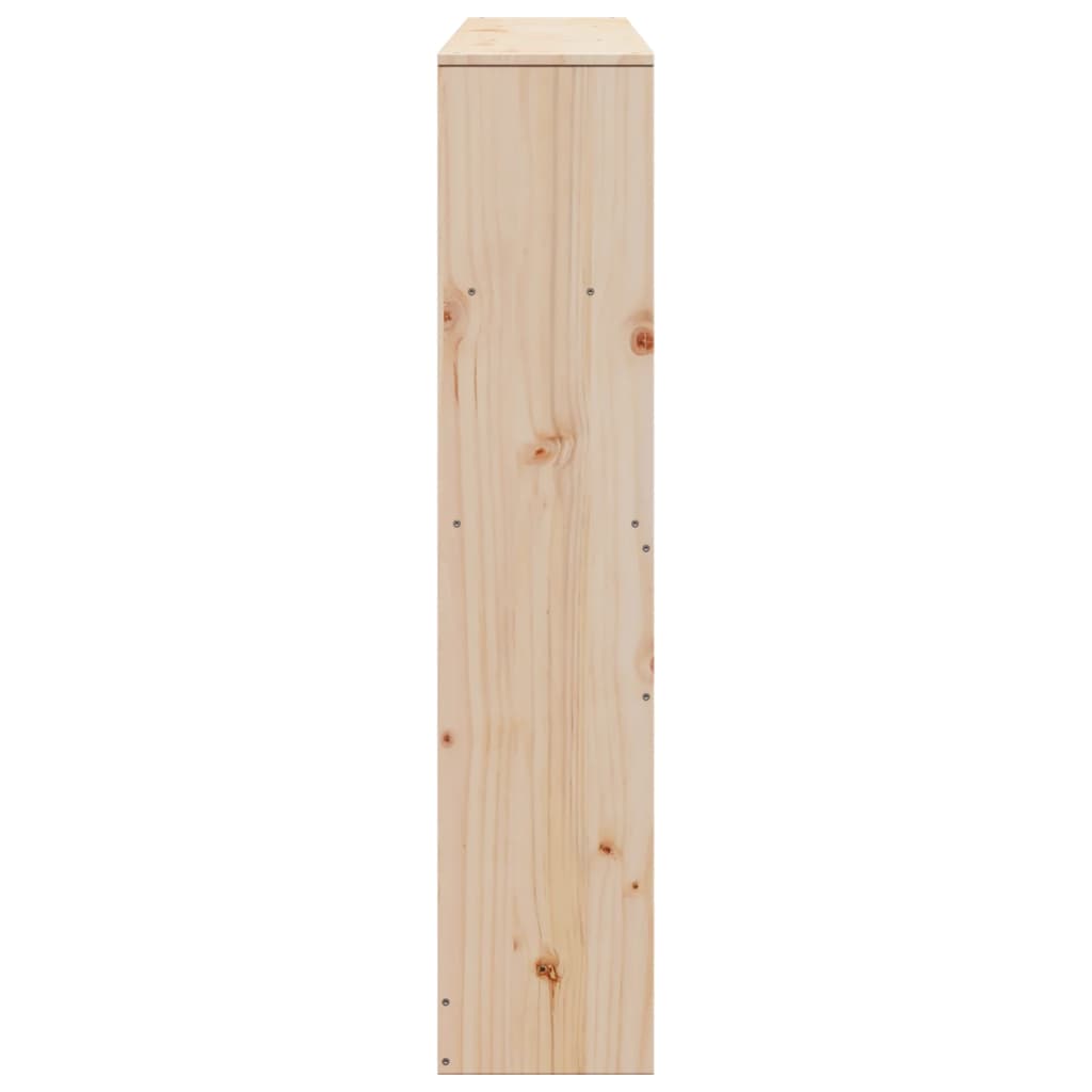 vidaXL Cabecero de cama con almacenaje madera maciza de pino 160 cm