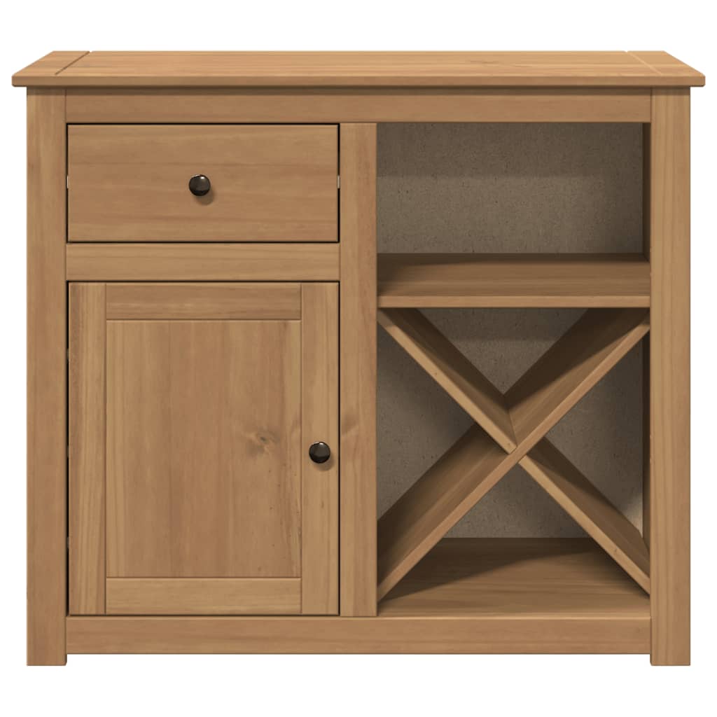 vidaXL Aparador con cajón Panama madera maciza pino 93x40x80 cm