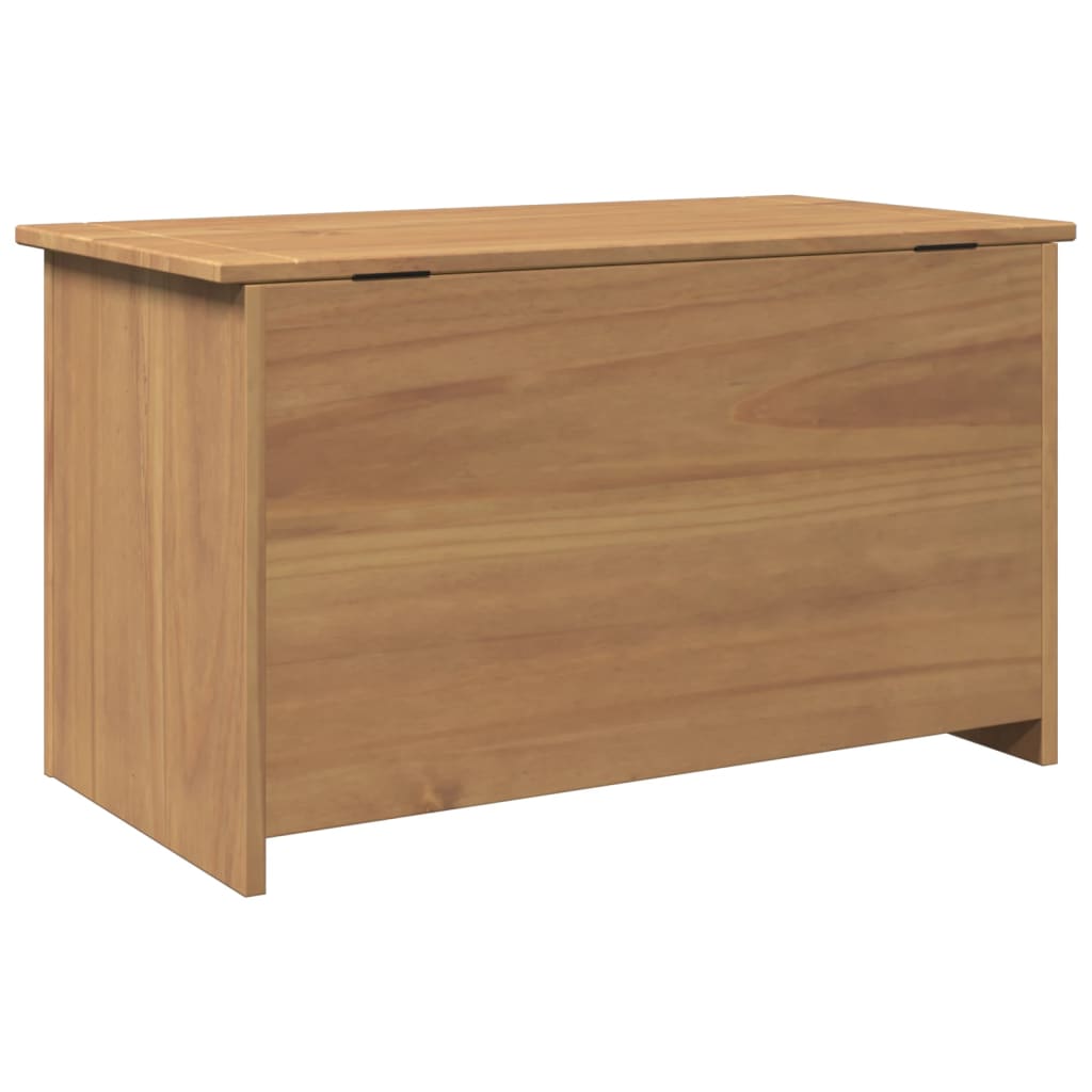 vidaXL Baúl almacenaje con tapa Panama madera maciza pino 79x42x46 cm