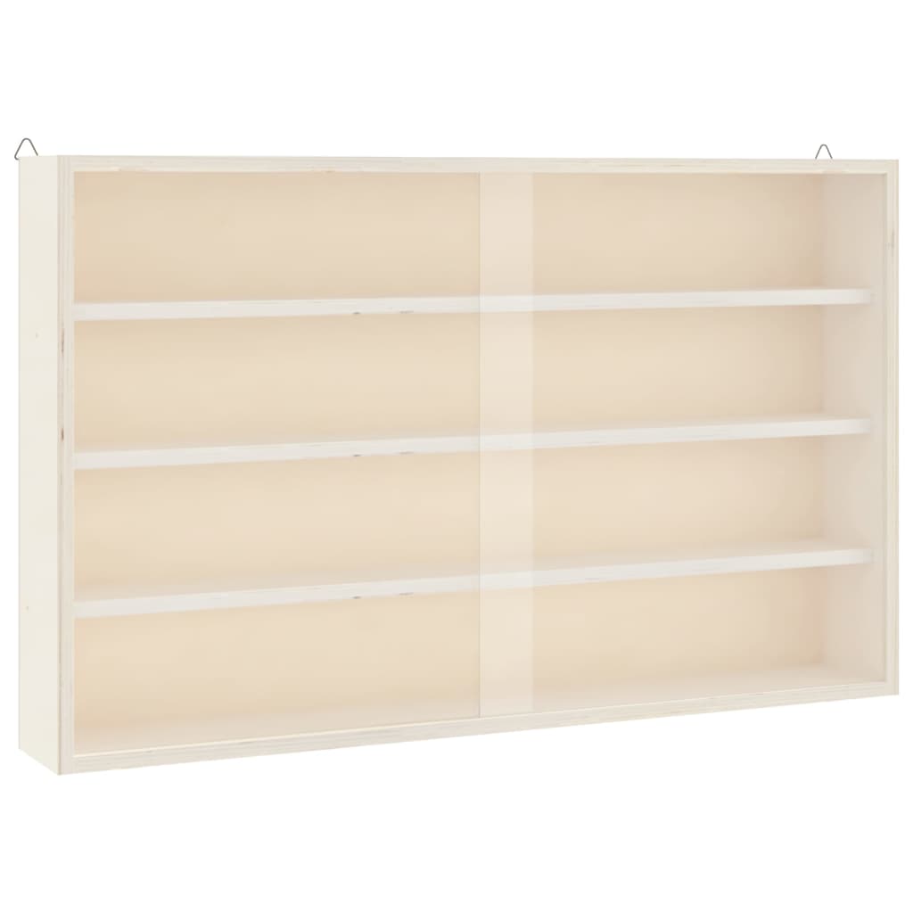 vidaXL Vitrina de pared con puertas 60x8,5x37 cm