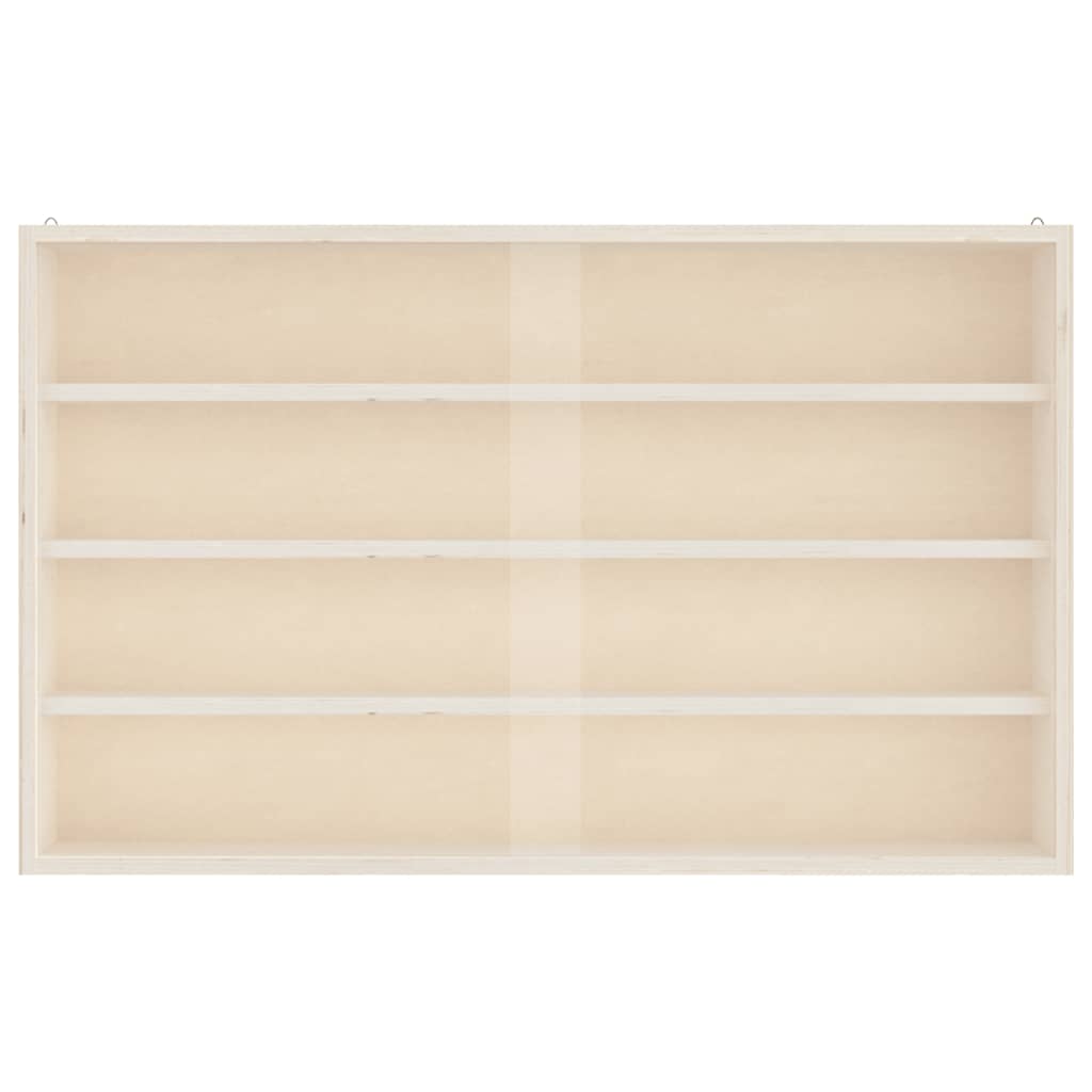 vidaXL Vitrina de pared con puertas 60x8,5x37 cm