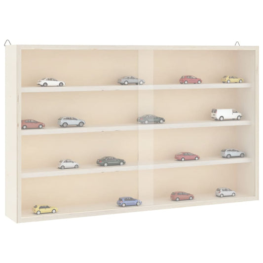 vidaXL Vitrina de pared con puertas 60x8,5x37 cm