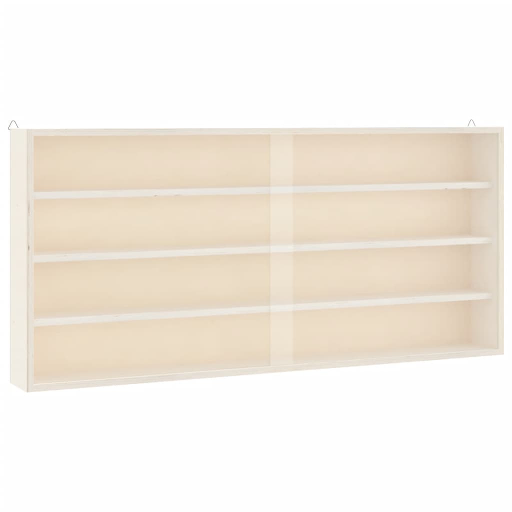 vidaXL Vitrina de pared con puertas 80x8,5x37 cm