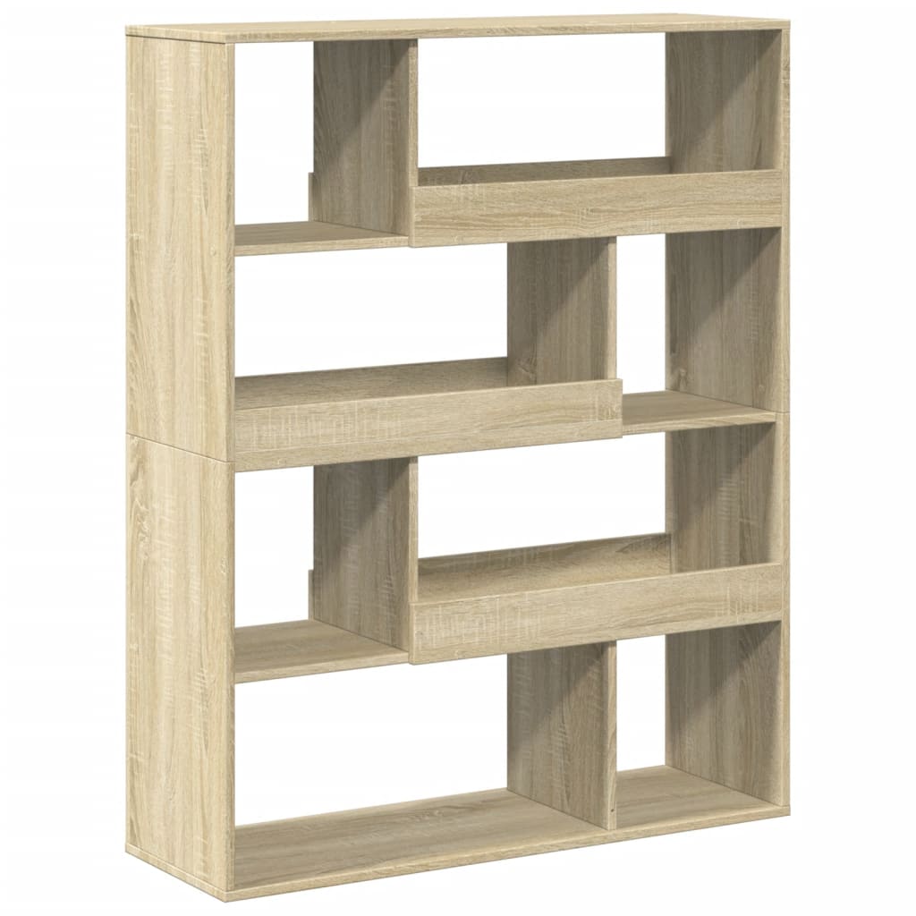 vidaXL Estantería de madera de ingeniería roble Sonoma 100x33x125,5 cm