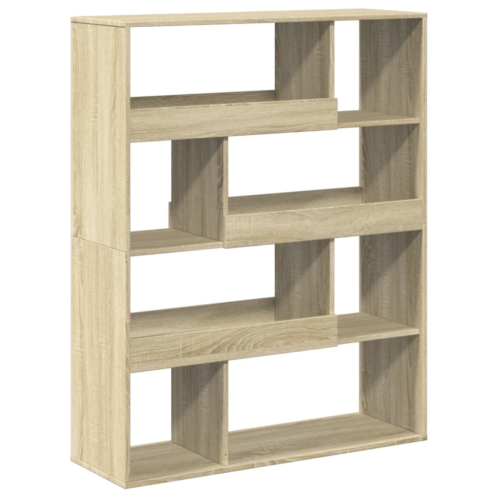 vidaXL Estantería de madera de ingeniería roble Sonoma 100x33x125,5 cm