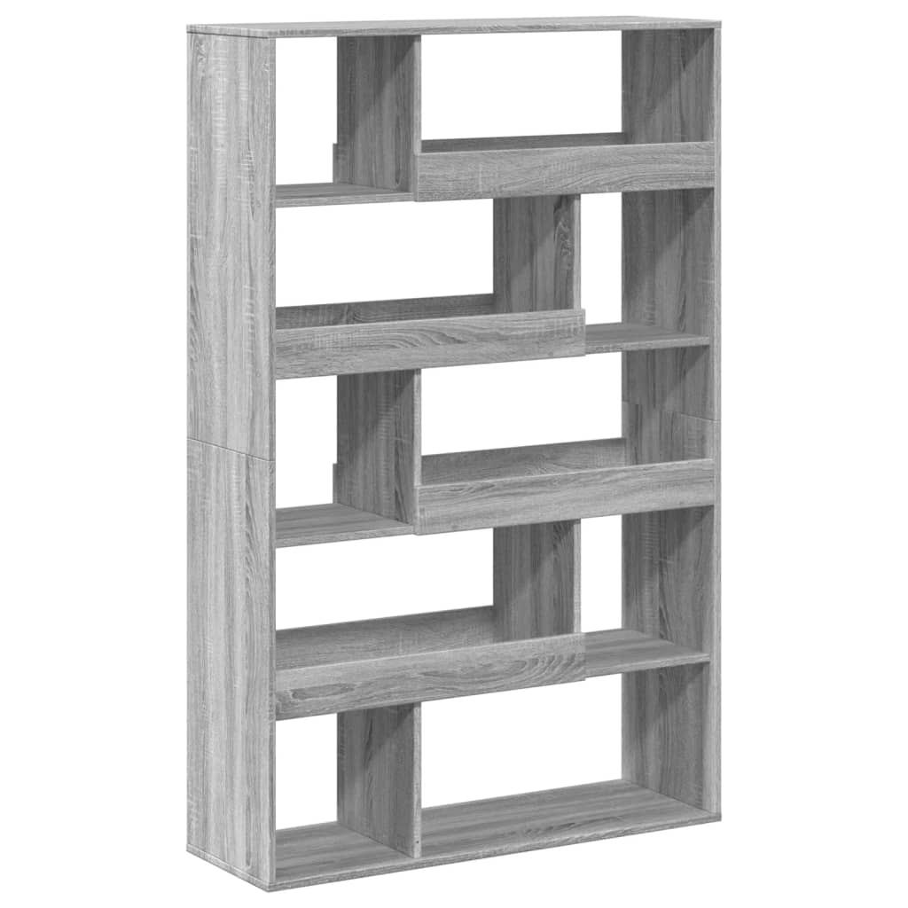 vidaXL Estantería de madera de ingeniería gris Sonoma 100x33x156,5 cm