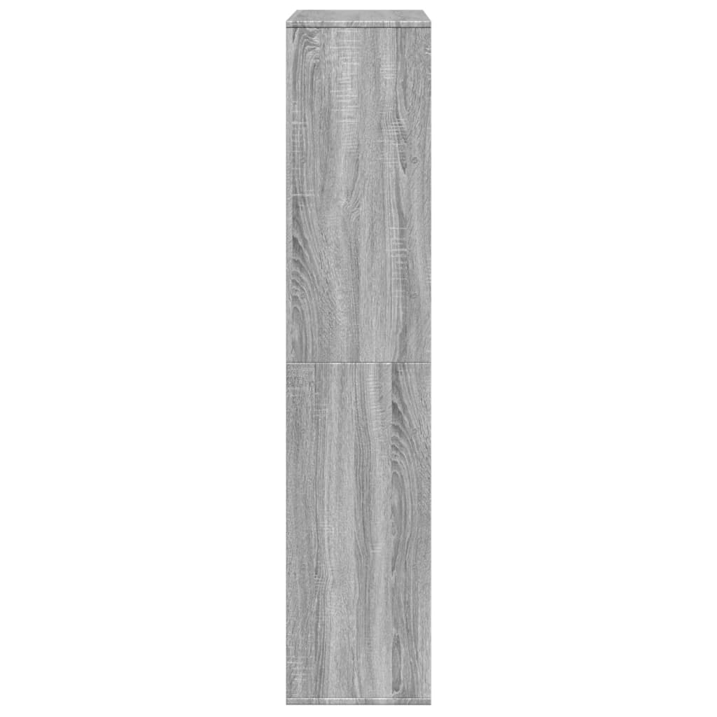 vidaXL Estantería de madera de ingeniería gris Sonoma 100x33x156,5 cm