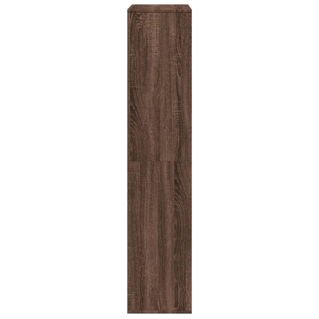 vidaXL Estantería madera de ingeniería marrón roble 100x33x156,5 cm