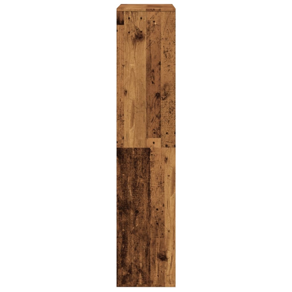 vidaXL Estantería de madera de ingeniería envejecida 100x33x156,5 cm