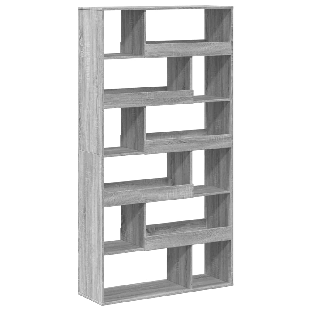 vidaXL Estantería madera de ingeniería gris Sonoma 100x33x187,5 cm