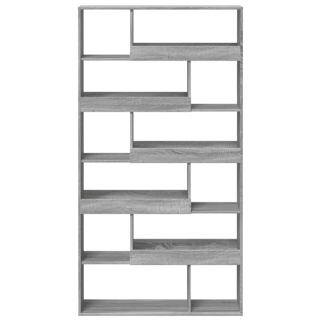 vidaXL Estantería madera de ingeniería gris Sonoma 100x33x187,5 cm