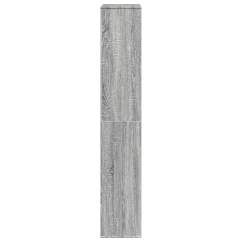 vidaXL Estantería madera de ingeniería gris Sonoma 100x33x187,5 cm