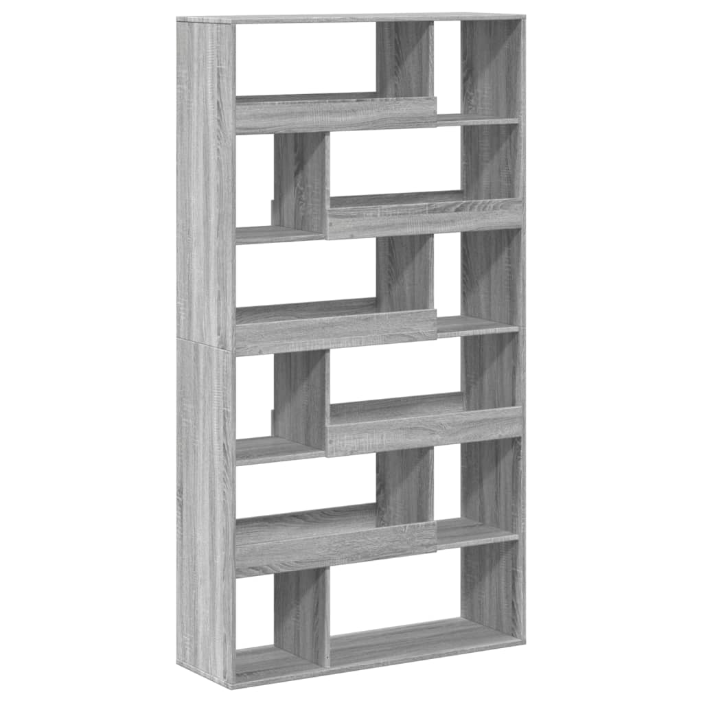 vidaXL Estantería madera de ingeniería gris Sonoma 100x33x187,5 cm