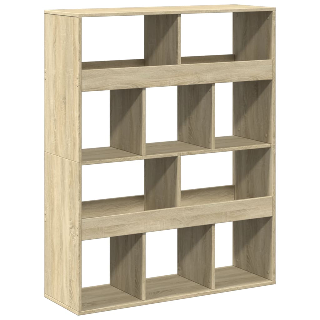 vidaXL Estantería de madera de ingeniería roble Sonoma 100x33x125,5 cm