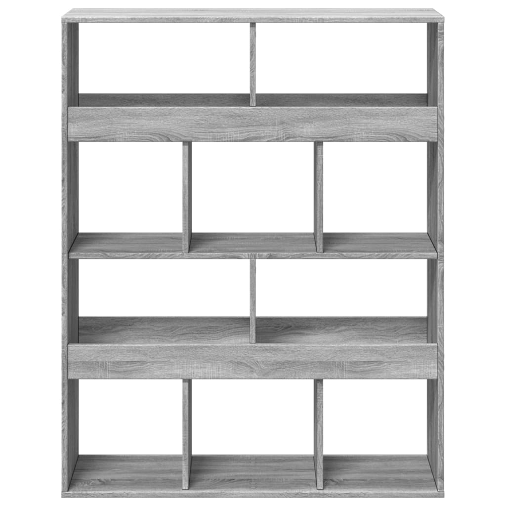 vidaXL Estantería de madera de ingeniería gris Sonoma 100x33x125,5 cm