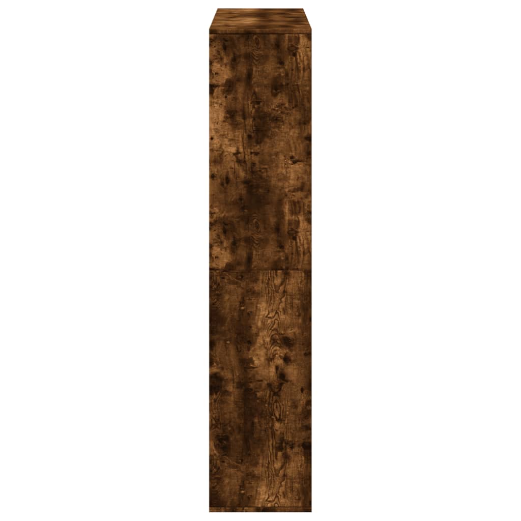 vidaXL Estantería madera de ingeniería roble ahumado 100x33x156,5 cm