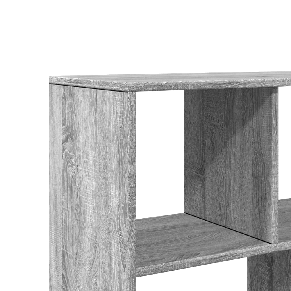 vidaXL Estantería de madera de ingeniería gris Sonoma 100x33x156,5 cm