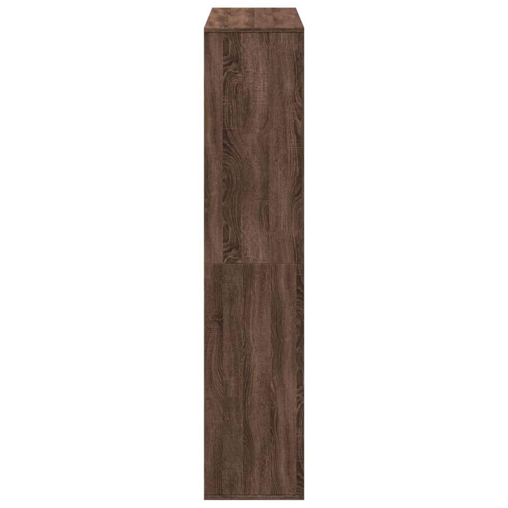 vidaXL Estantería madera de ingeniería marrón roble 100x33x156,5 cm