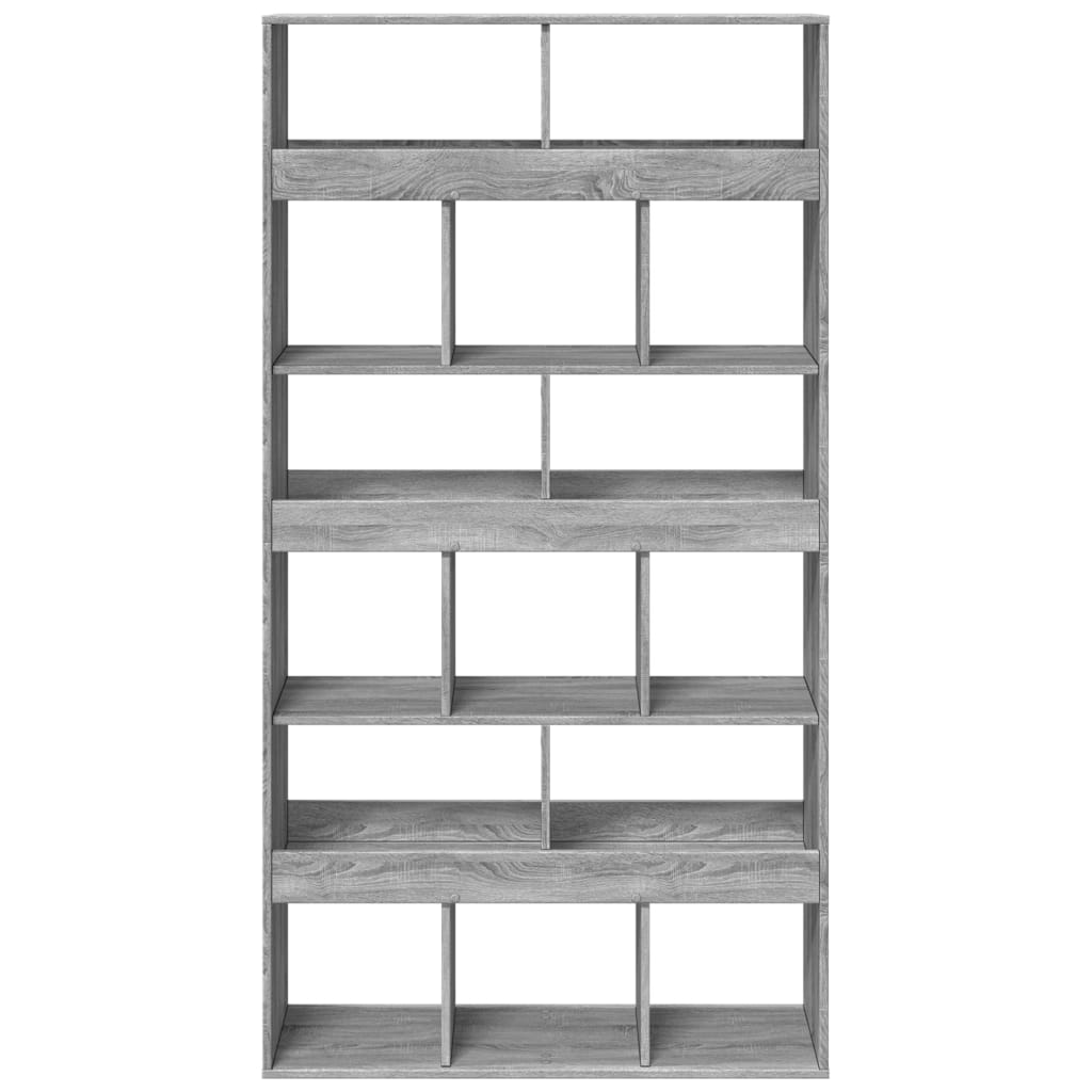 vidaXL Estantería madera de ingeniería gris Sonoma 100x33x187,5 cm